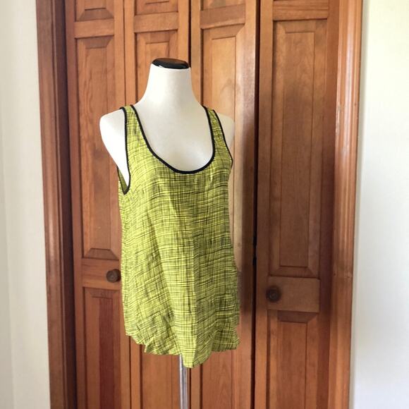 French Connection Yellow & Black Pullover Top, Size 6 - Picture 1 of 9